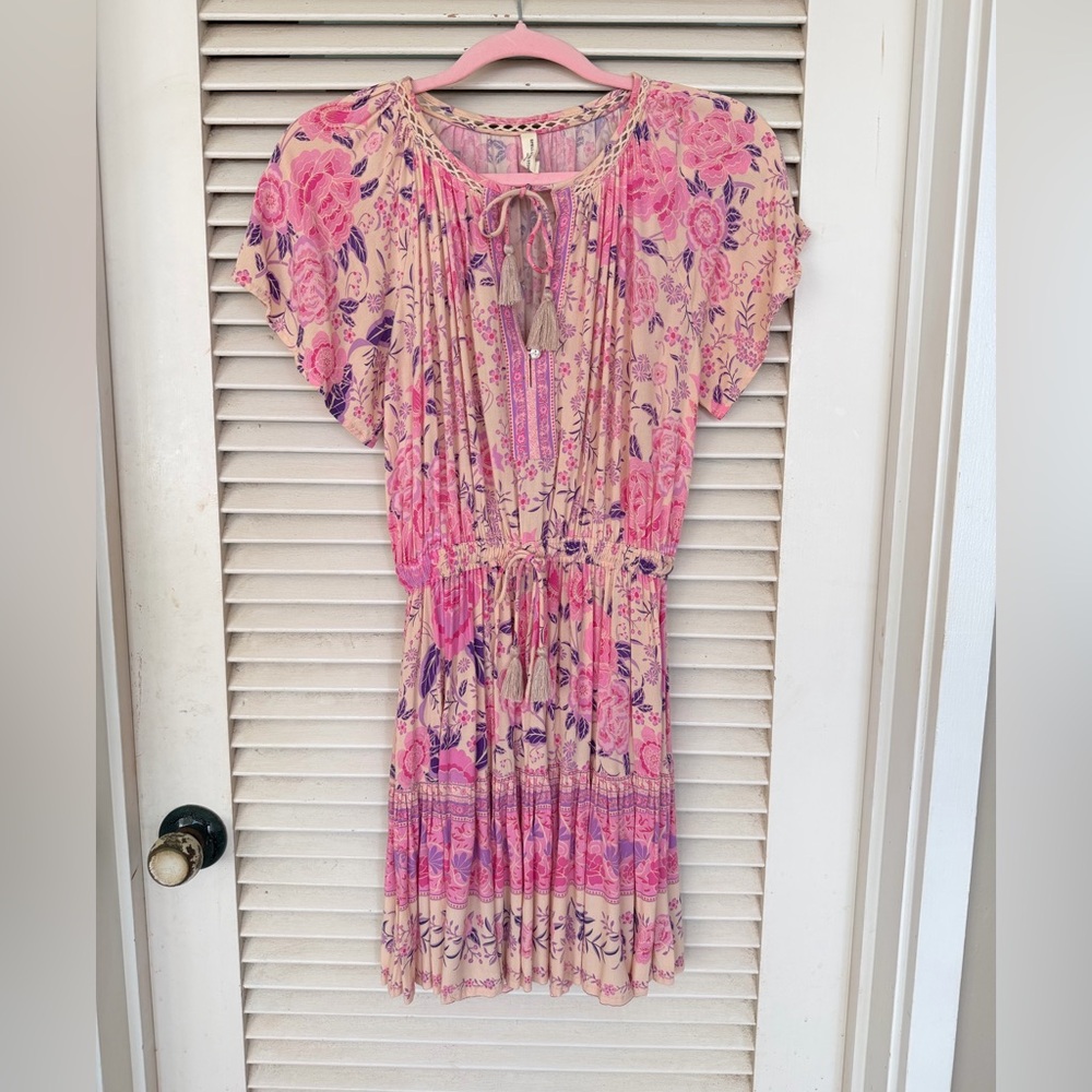 Spell and the Gypsy Floral Pink and Purple Dress